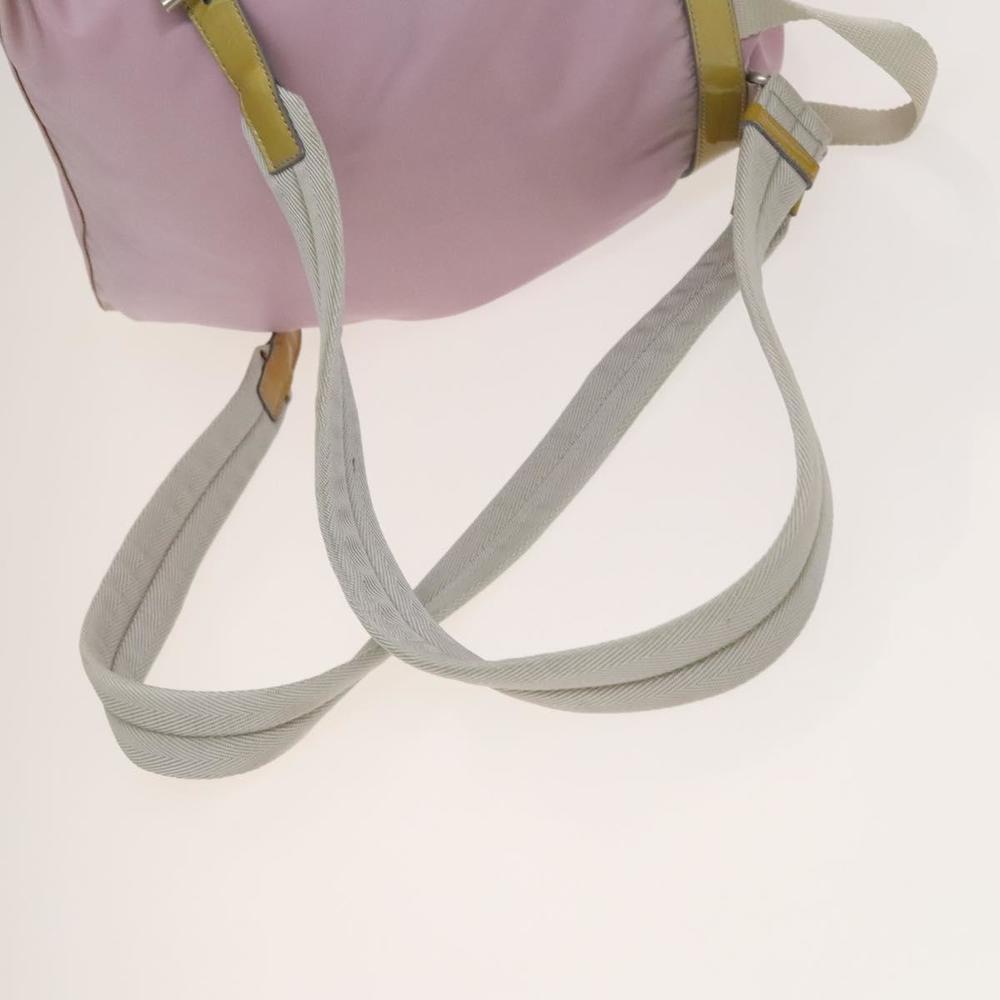 PRADA Backpack Nylon Pink Silver Auth fm4758 - Picture 8 of 16